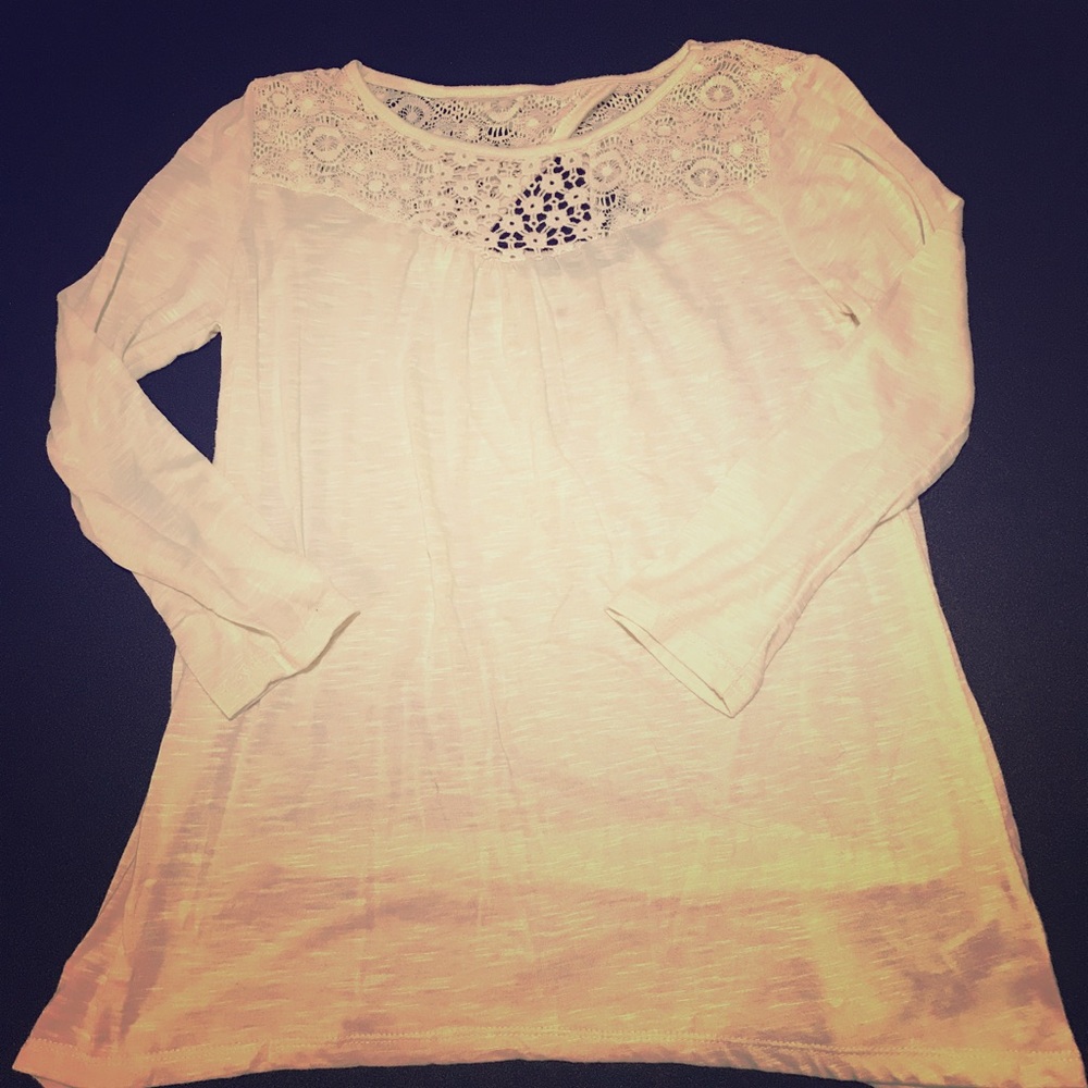 Mossimo White Dress Top (XS)